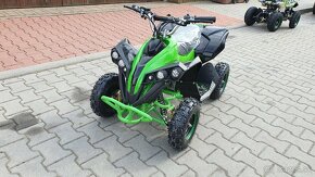 Dětská dvoutaktní čtyřkolka ATV MiniGade 49ccm E-start zelen - 2