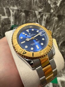 Rolex Yacht-Master Bicolor Modré Hodinky - 2