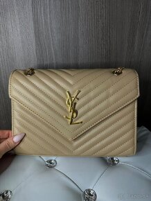 yves saint laurent kabelka béžová - 2