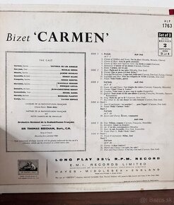 Predaj vinylu Bizet – Carmen | Mono LP (rok: 1960) - 2