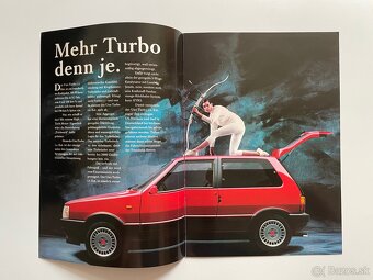 Fiat Uno Turbo ~ nemecký prospekt ~ rok 1988 ~ 8 strán - 2