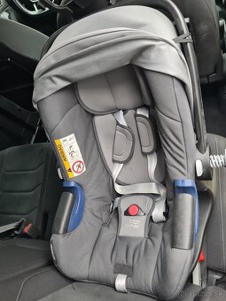 britax römer baby-safe 2 storm gray vajicko so zakladnou - 2