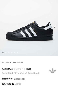 NOVÉ Adidas Superstar Foundation J ženská obuv, číslo 38 2/3 - 2