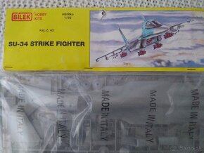 Predám stavebnicu lietadla SU-34 Strike Fighter 1/72 - 2