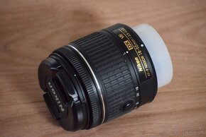 objektiv nikkor 18-55 3,5 - 5,6 G VR stabillizacia  AF-P - 2