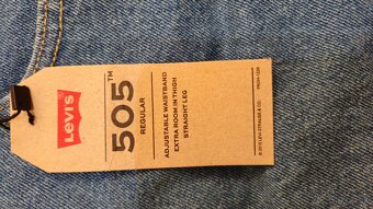 Nové Levi's 505 W34L32 - 2