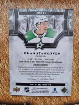 Hokejová karta - Logan Stankoven - 2