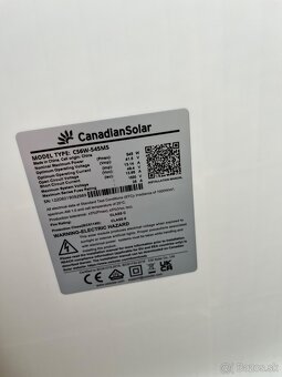 Fotovoltaicke panely Canadia Solar CS6W - 545W - 2