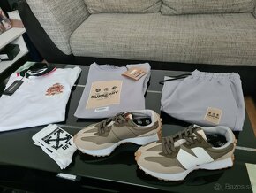 Burberry pansky set, D&G tricko, tenisky New Balance - 2