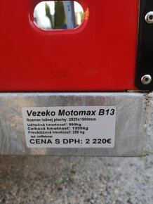 Privesny vozik VEZEKO Motomax B13 - 2