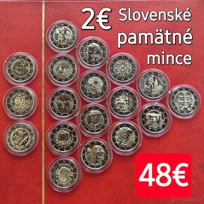 2€ SLOVENSKÉ pamätné mince - 2