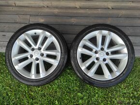 ALU disky OPEL 5X110 7J R17 + LETNÉ PNEU 225/45Z R17 - 2