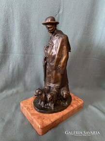 Pastier oviec-Monumentálna bronzová socha - 2