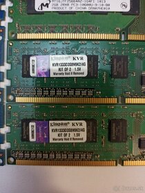 Pamäte DDR3 2GB 1333/1600Mhz (PC3-10600/12800) pre PC - 2