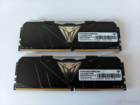 Patriot VIPER RGB Black DDR4 32GB KIT (2x16) 3600MHz CL18 - 2