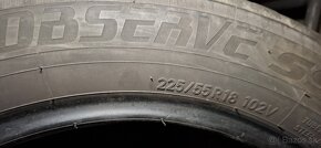 Zimne pneumatiky 225/55R18  dezen 6.5mm - 2