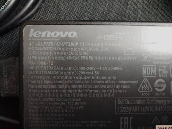 originálna nabíjačka pre ntb Lenovo,hranatá koncovka 90W - 2