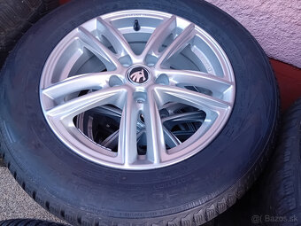 hlíníkové alu "škoda/VW" 5x112 16" pneu 215/60 r16 NEJAZDENA - 2