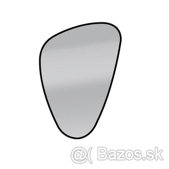 designové LED zrkadlo sand trick oval 96x68 - 2