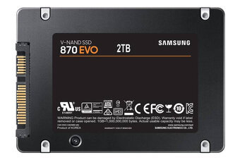 SSD 2TB SAMSUNG 870 EVO 2,5" SATA3 - zánovný - 2