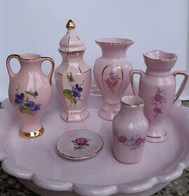 Ružový porcelán -značený - 2