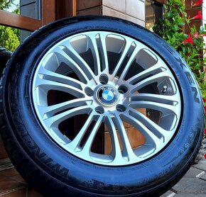 alu R17 5x120, senzory, zimné pneu 225/55, BMW F10 / F11 - 2