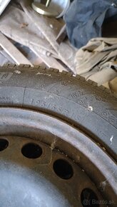 Pneumatiky 195/65 R15 Dunlop zimné s plecháčmi - 2