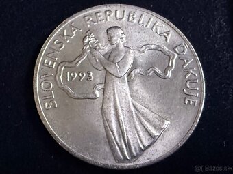 Medaila Slovenská Republika ďakuje - 1993, krásna - 2