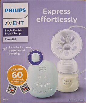 Predám elektrickú odsávačku mlieka Philips Avent Essential - 2