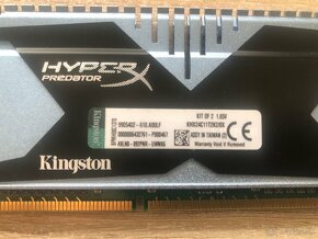 Kingston predator SDRAM 4GB DDR3 2400CL11 - 2