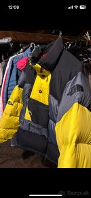 Pérová bunda North Face steep tech down yellow/grey/black - 2