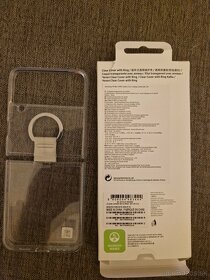 Clear Cover with Ring pre Samsung Galaxy Z Flip 4 - 2