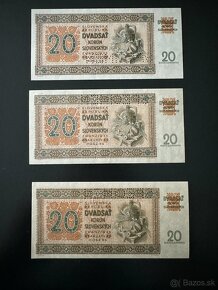 20 korún slovenský štát - 2