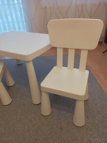 IKEA Mammut Stôl + 2x stolička - 2