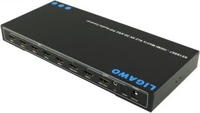 HDMI Prepinac (Switch) 6 Vstupov, 2 Vystupy 6x2 Matrix - 2