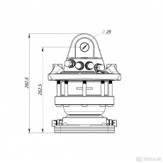 hydraulický rotátor FORMIKO 4,5t FHR 4500SF - 2