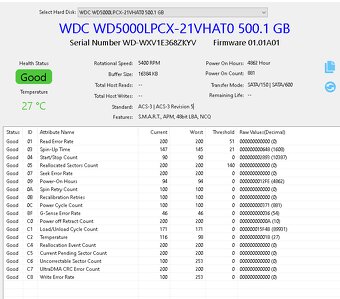 WD Blue WD5000LPCX 500GB HDD - 2