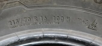 Predám 4 zimné pneumatiky 215/70 R16 100H Barum - 2