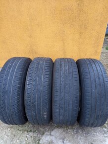 Predám elektróny+ letné pneumatiky 195/65 R15 T Golf4 - 2