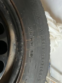 215/60 r16 —zima—60€ KOMPLET—— - 2