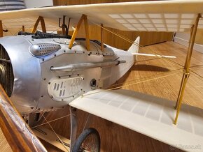 Model lietadla Spad XIII Biplane Built Wood Model 24" - 2