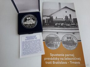 10 eur Spustenie parnej prevádzky na železničnej trati BA-TT - 2