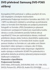 Predám DVD samsung. - 2