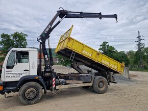 Man 18.264 sklápěč s hydraulickou rukou Hiab - 2