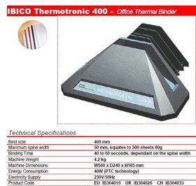 termo väzba Ibico Thermotronic 400 - 2