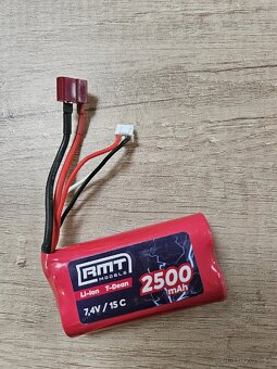 Batéria Li-Ion 2500 mAh 7,4V 15C T-Dean - 2