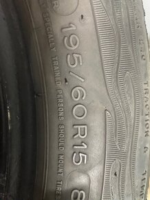 letné pneu rozmer 195/60 r15 20€4ks - 2