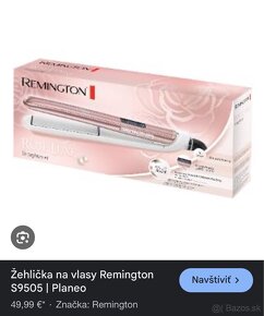 Žehlička remington s obalom - 2