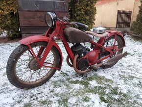 Jawa 250 Dvousetrvacnikova, Horska - 1935 predvalecna - 2