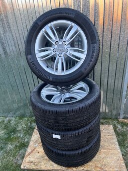 5x112 R17 ORIGINÁL AUDI DISKY   Continental 235/55 - 2